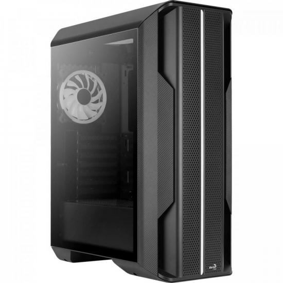 Gabinete Gamer Aerocool ATX Splinter Lateral Vidro