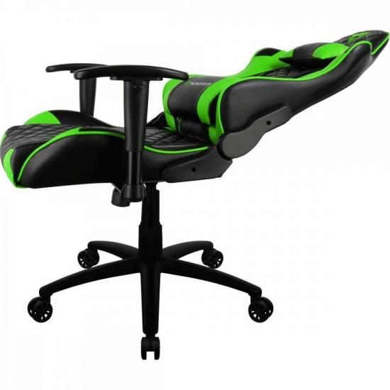 Cadeira Gamer Profissional TGC12 Preta/Verde THUNDERX3