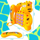 Telefone Musical Infantil Animal Girafa Brinquedo Educativo