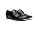 Sapato Social Verniz/velour Preto 7004