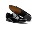 Sapato Social Verniz/velour Preto 7004