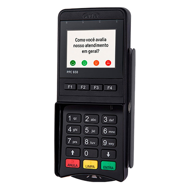 Pin Pad Gertec PPC930 Preto USB 70200031