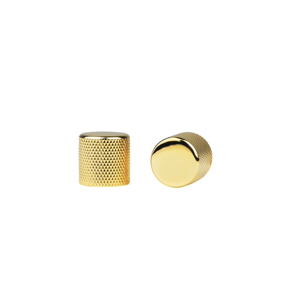 Knob Metal C/ Parafuso Allen Dourado Pct C/4 Dolphin