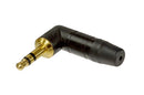 Plug P2 Stereo Angulado Preto Contato Dourado Ntp3rc-b Neutrik