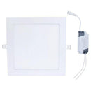 Luminaria Led Embutir Quadrado Slim 12w 6,500k Bivolt Economax