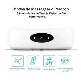 Massageador Pescoço Fisioterapia Hx - 5880 Vertebra Elétrico Luz