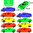 Kit 10 Carrinho De Brinquedo Coleção Presente Barato Criança