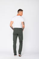 Calça Macaw Sarja 7594 Verde Musgo