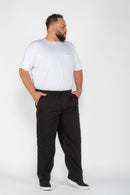Calça Macaw 7734 Preto Plus Size Sarja