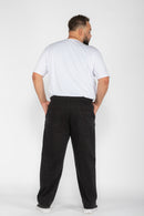 Calça Macaw 7734 Preto Plus Size Sarja
