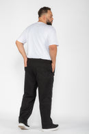 Calça Macaw 7734 Preto Plus Size Sarja