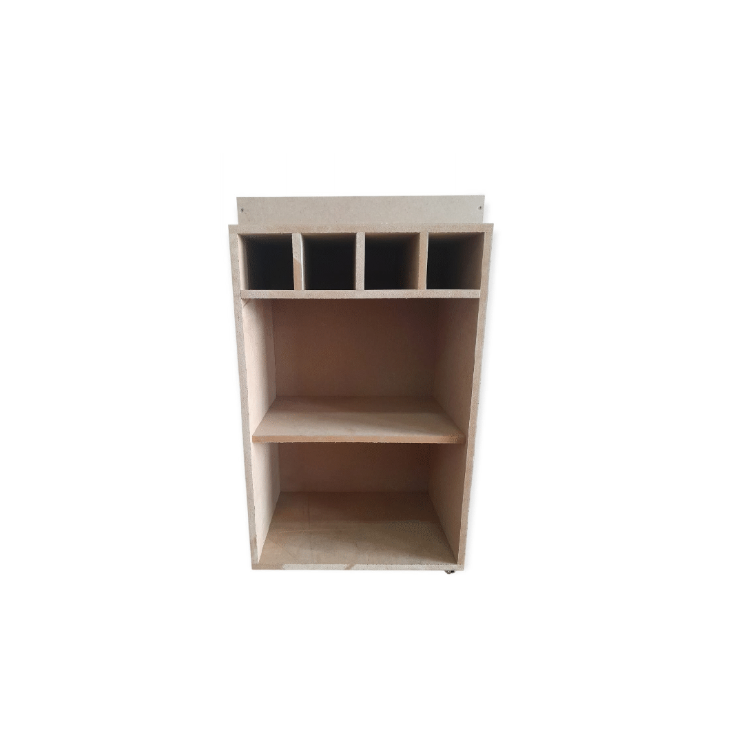 Balcão Bar Adega Em Mdf Natural