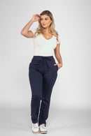 Calça 7860 Azul Moletom Bella Canvas