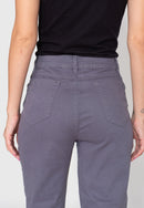 Calça Skinny 7873 Cinza Bella Canvas - Cintura Alta
