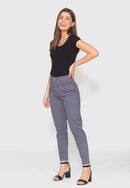 Calça Skinny 7873 Cinza Bella Canvas - Cintura Alta