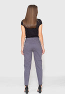Calça Skinny 7873 Cinza Bella Canvas - Cintura Alta