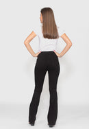 Calça Flair 7874 Preto Bella Canvas - Cintura Alta