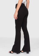 Calça Flair 7874 Preto Bella Canvas - Cintura Alta