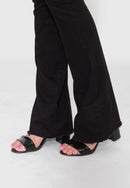 Calça Flair 7874 Preto Bella Canvas - Cintura Alta