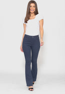 Calça Flair 7874 Azul Bella Canvas - Cintura Alta