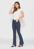 Calça Flair 7874 Azul Bella Canvas - Cintura Alta