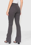 Calça Flair 7874 Chumbo Bella Canvas - Cintura Alta