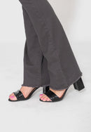 Calça Flair 7874 Chumbo Bella Canvas - Cintura Alta