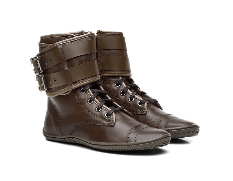 Bota Feminina Bárbara Barros Couro Fly Tabaco 794003