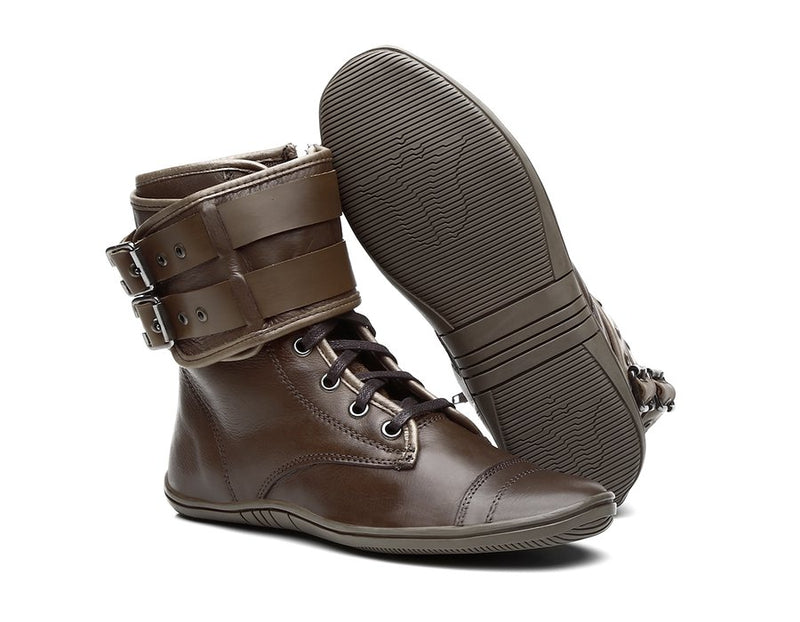 Bota Feminina Bárbara Barros Couro Fly Tabaco 794003