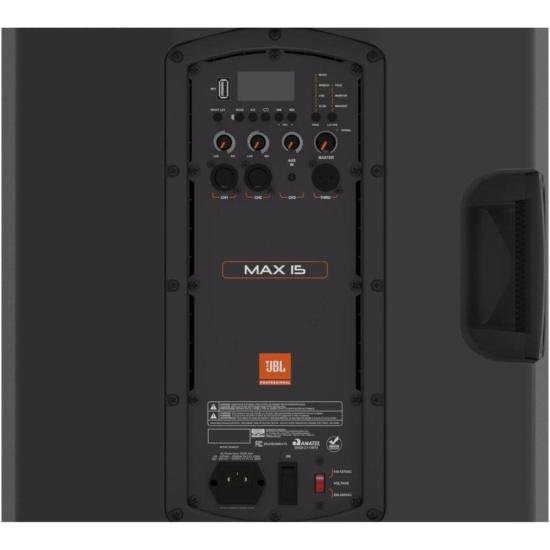 Caixa de Som Ativa JBL Max 15 Bluetooth Preto