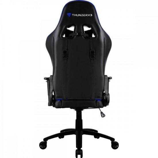 Cadeira Gamer Profissional TGC12 Preta/Azul THUNDERX3