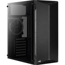Gabinete Gamer Aerocool Split Preto RGB Lateral Vidro