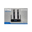 Microfone Sem Fio Leson LS902 Duplo Plus Digital Preto