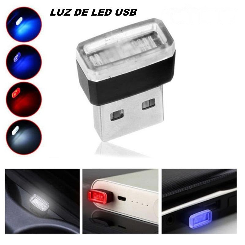 Mini Luz de Led Usb para Carro