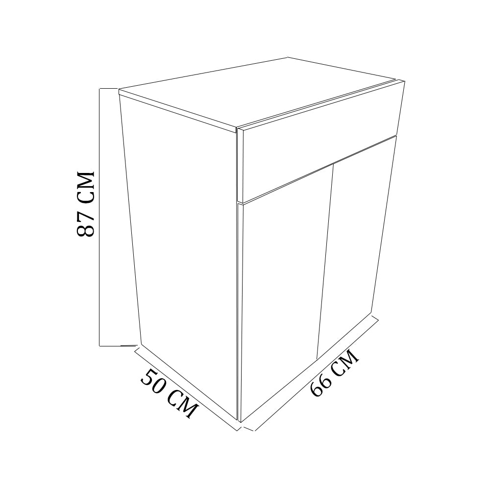 Balcão Multiuso Natural Em Mdf