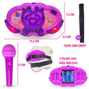 Brinquedo Caixa De Som Com Microfone Karaokê Infantil C/luz