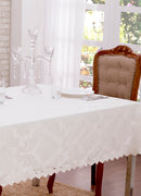 Toalha De Mesa Jacquard Palha Quadrada