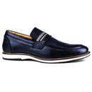 Sapato Masculino Brogue Derby Comfort Marinho 8000