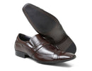 Sapato Social Youth Couro Cancun Chocolate 80003b