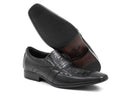Sapato Social Youth Couro Pelica Preta 8004b