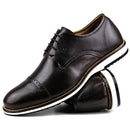 Sapato Masculino Brogue Derby Comfort Café 8005