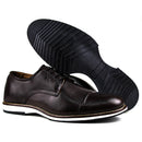 Sapato Masculino Brogue Derby Comfort Café 8005