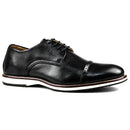Sapato Masculino Brogue Derby Comfort Preto 8005
