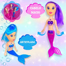 Boneca Sereia Brinquedo Menina Cauda Articulada Plástico