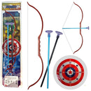 Kit Arqueiro Arco E Flecha Infantil Com Alvo Brinquedo Dardo