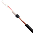 Cabo Microfone Stereo 2x0.20 24awg Preto Esp Rol 100m Tiaflex