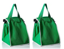 Kit Com 2 Sacolas  Reutilizáveis