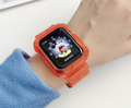 Pulseira transparente esportiva + estojo para Apple Watch