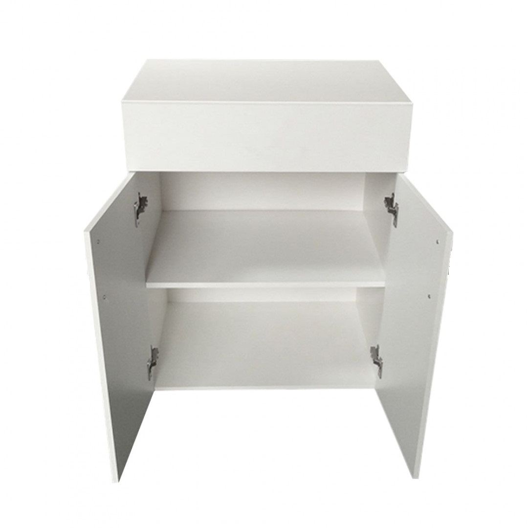 Balcão Multiuso Branco Em Mdf