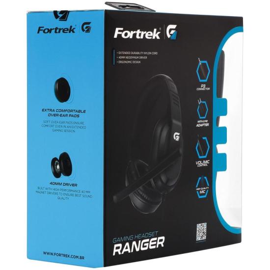 Headset Gamer Fortrek Ranger P3 Preto